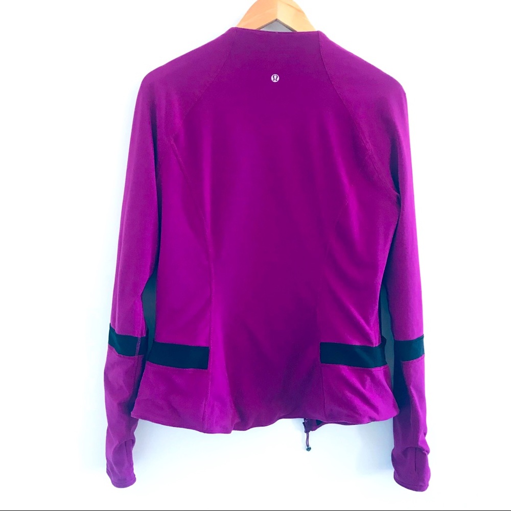 Lululemon jacket hotpink/black reversible …